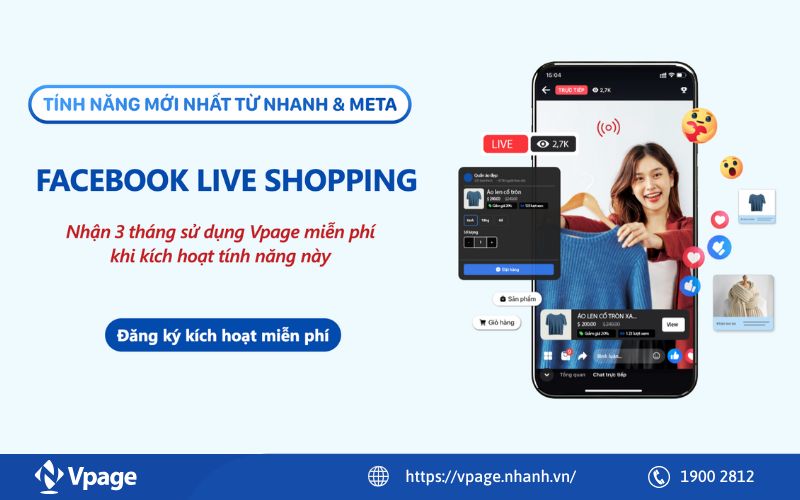 Tính năng Facebook Live Shopping